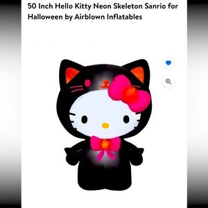 Hello Kitty Halloween light up Inflatable halloween 4.2 ft NEW Sanrio